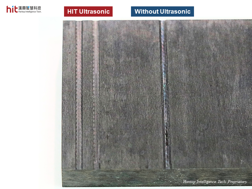 HIT HSK-E40 ultrasonic machining module was used on slot trochoidal milling of tungsten carbide